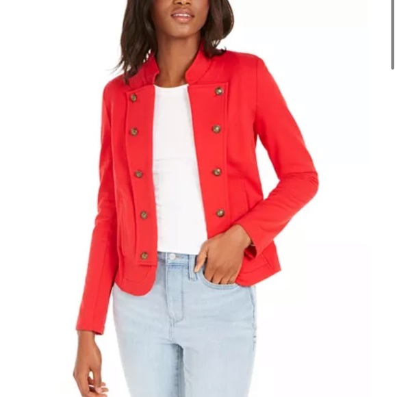 tommy hilfiger military band jacket